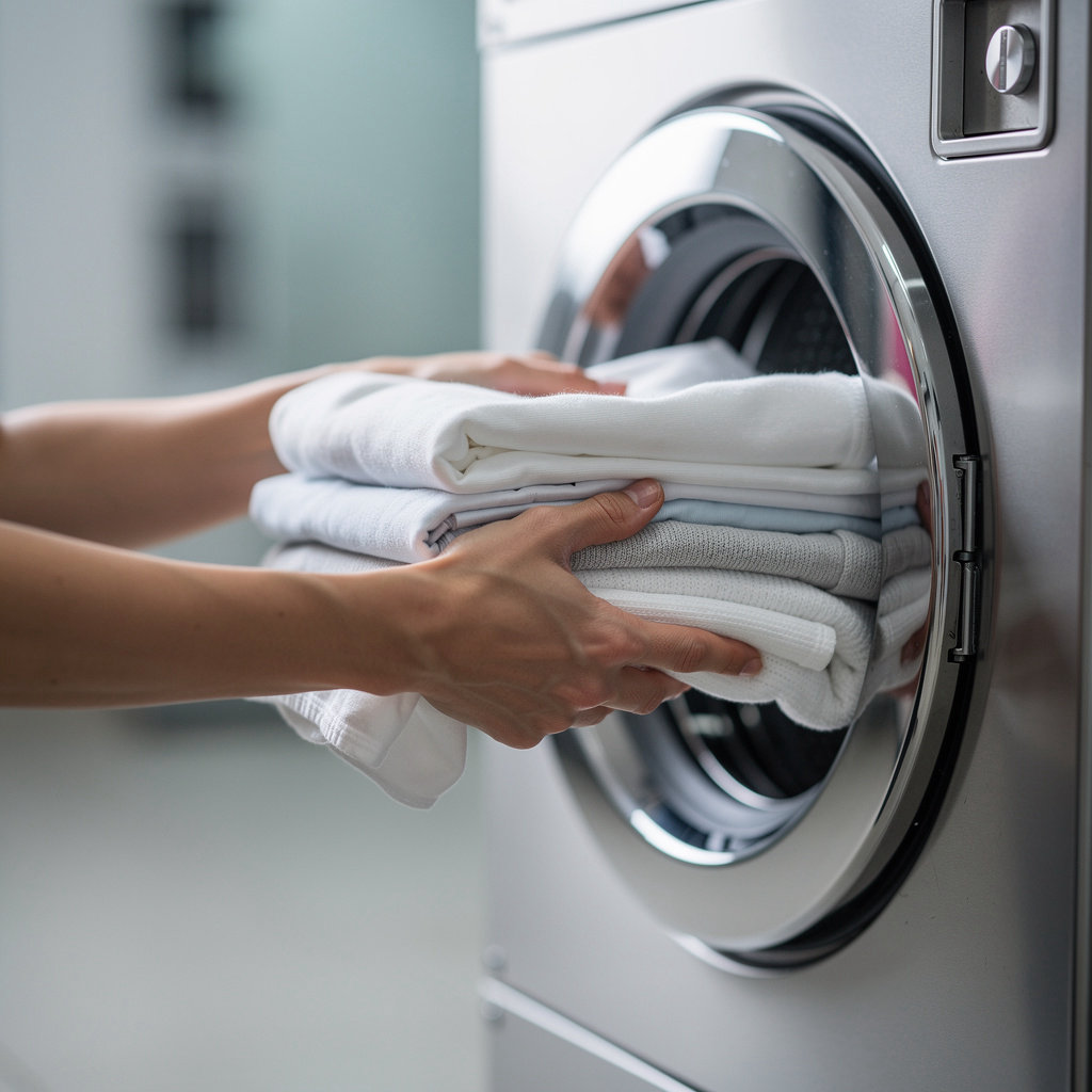 Maytag Coin Laundry clean, modern facility with commercial washers and dryers at 9995 Carmel Mountain Rd, San Diego